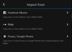 Import Your Photographs